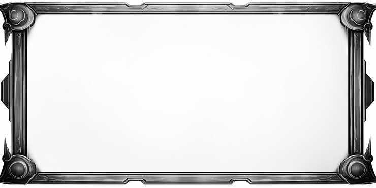 una foto en blanco y negro de un marco con una imagen de un hombre generativo ai