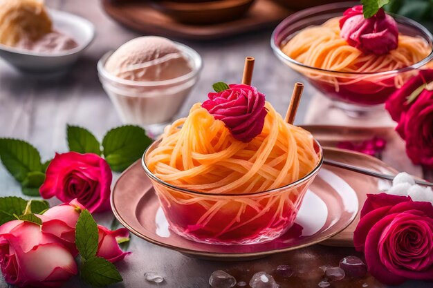 Foto foto bonita comida comida se diferente comida colorida comida imagens de cenário comida muito foto ai gen