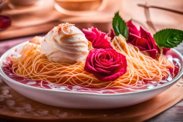 Foto bonita comida comida se diferente comida colorida comida imagens de cenário comida muito foto AI GEN