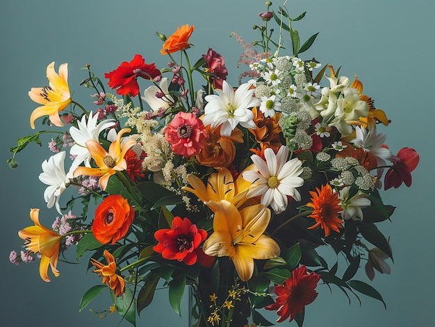 Foto-Büchel mit Blumen