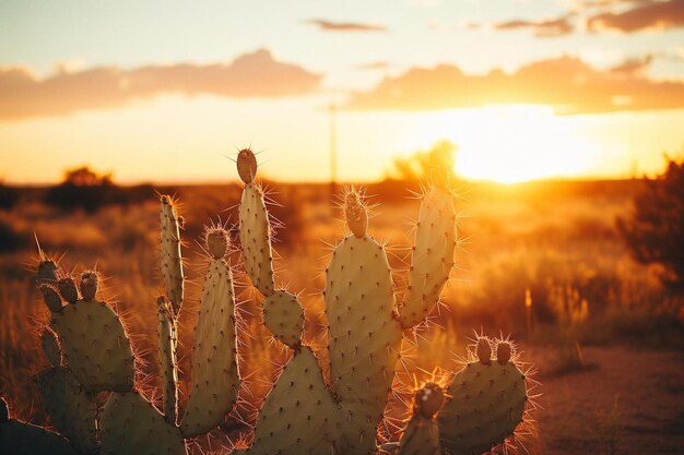 Foto foto de un cactus en el desierto