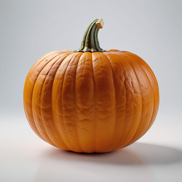 foto de una calabaza fresca aislada en el fondo del papel