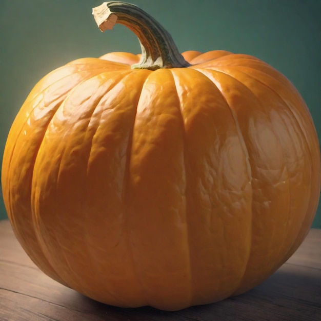 foto de una calabaza fresca aislada en el fondo del papel