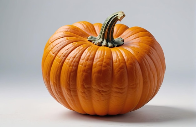 foto de una calabaza fresca aislada en el fondo del papel