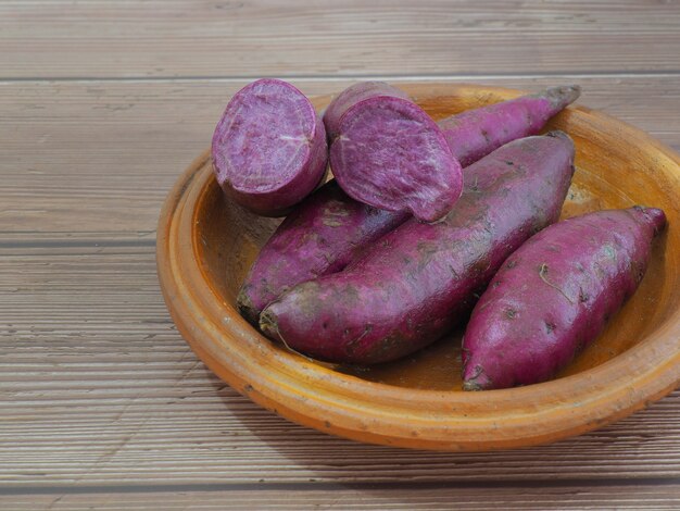 Foto de camote morado