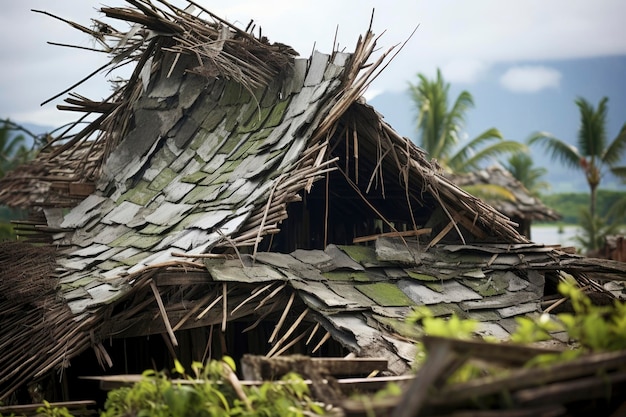 Una foto de una casa abandonada.