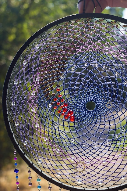 Foto de un cazador de sueños hecha a mano