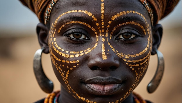 Foto de cerca de una mujer negra