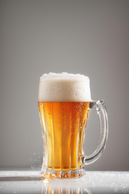 foto cerveja com espuma