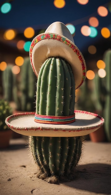 Foto de Cinco De Mayo con el cactus sombrero