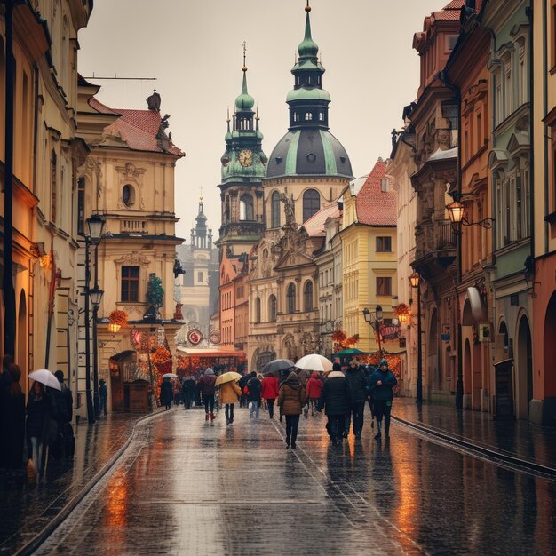 Foto foto de la ciudad de praga