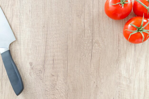 Foto del cocinero de fondo de arriba