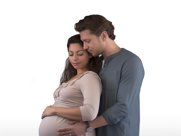 Foto conceptual de maternidad prenatal generada por IA