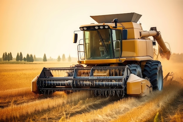 foto conservada em estoque da maquinaria agrícola Banco de fotos fotografia Generated AI