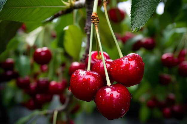 Foto conservada em estoque de um exoric frutas e árvores