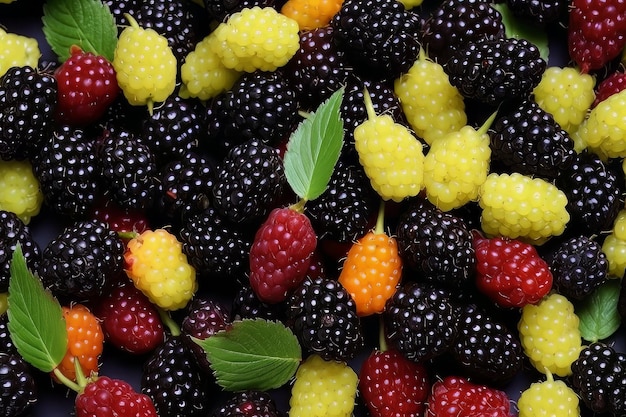 Foto conservada em estoque de um exoric frutas e árvores