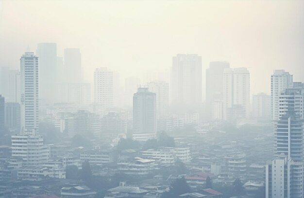 foto de la contaminación del aire