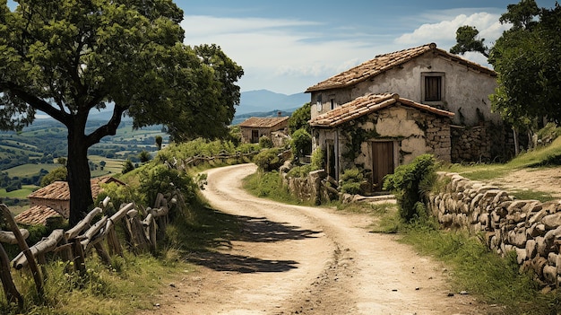 Foto foto da aldeia