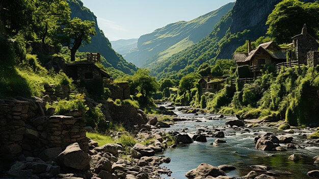 Foto da aldeia