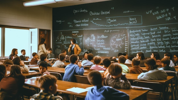 foto da aula de matemática