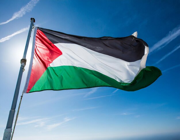 Foto da bandeira da Palestina