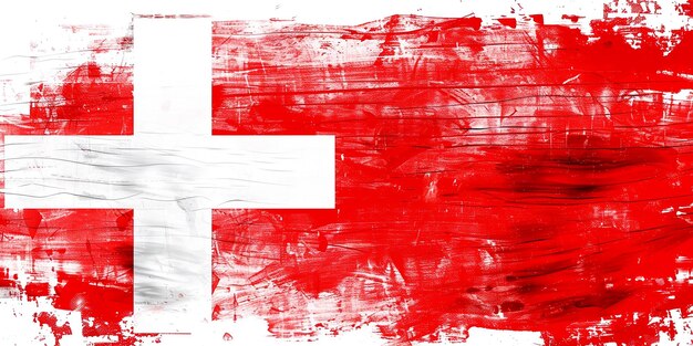 Foto da bandeira de Tonga em fundo branco