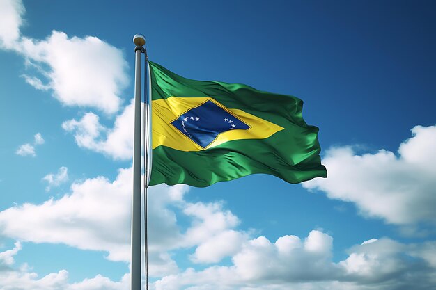 Foto foto da bandeira do brasil