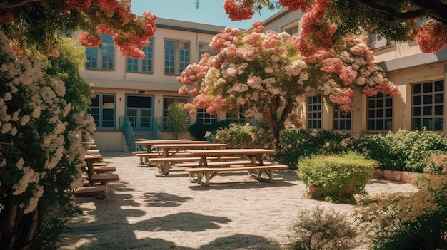 foto da cena da escola