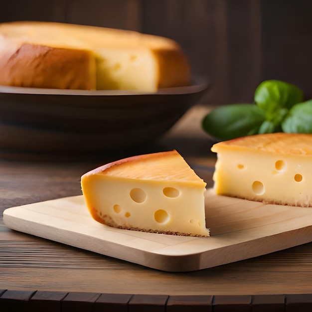 foto da deliciosa fatia de queijo
