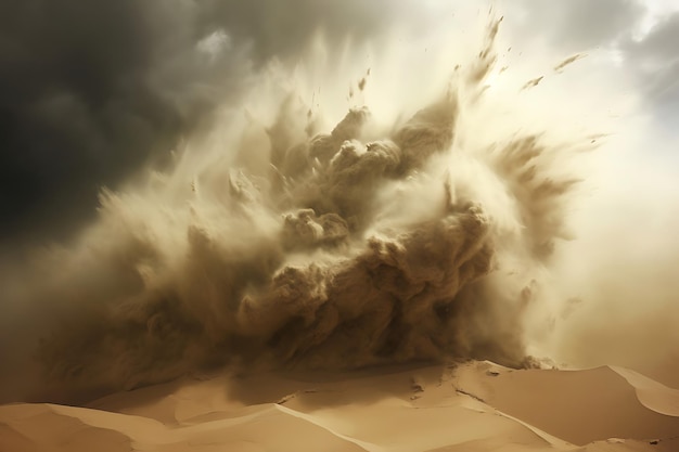 Foto foto da destruição das dunas de areia costeiras