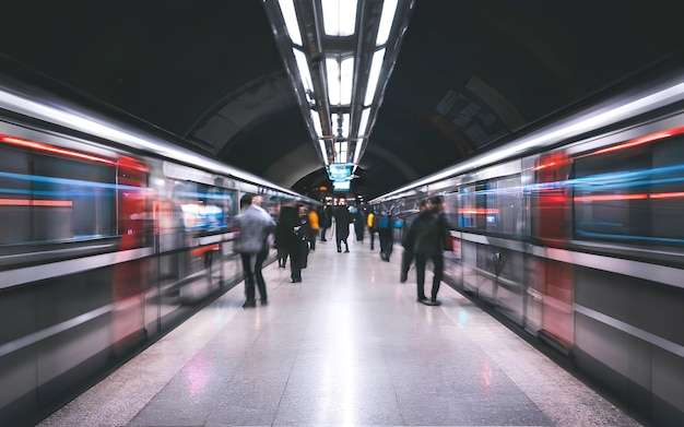 Foto da estação de metrô