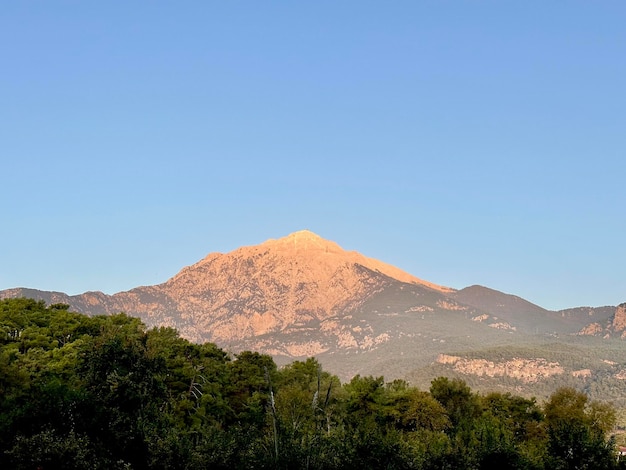 foto da montanha Takhtali em Kemer Turkiye