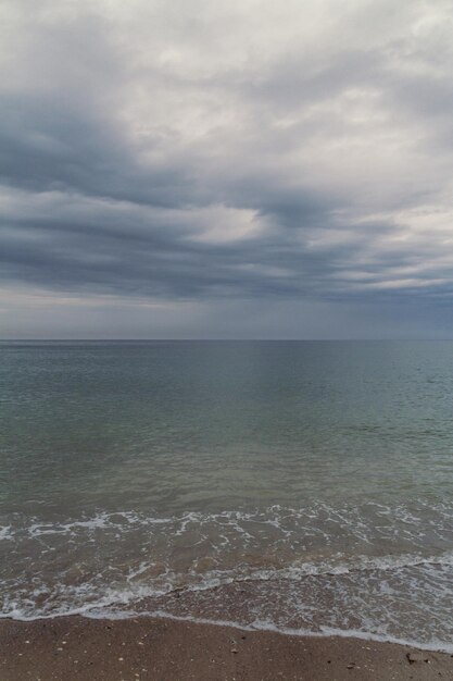 Foto foto da paisagem com vista para o mar