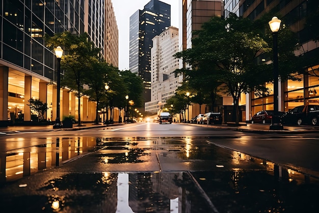 Foto foto da paisagem urbana noturna com o céu brilhante