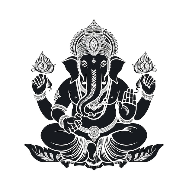 Foto foto, das lord ganesha darstellt