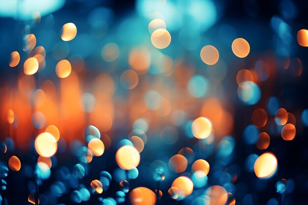 Foto das luzes de Bokeh