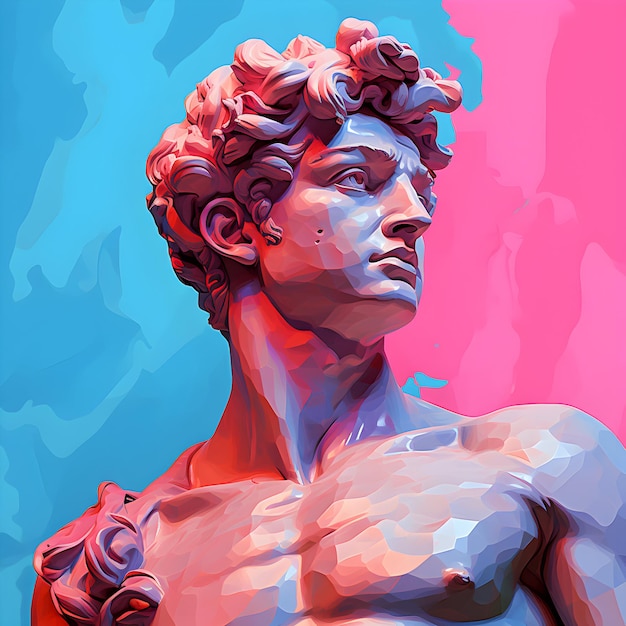 Foto foto david michelangelo estética david michelangelo escultura generative ai