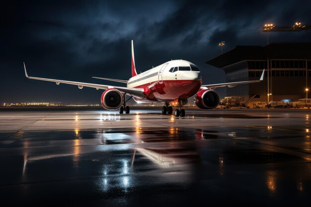 Foto de avião de aeroporto