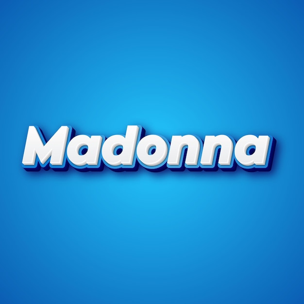 Foto de cartão de fundo atraente com efeito de texto Madonna Gold JPG