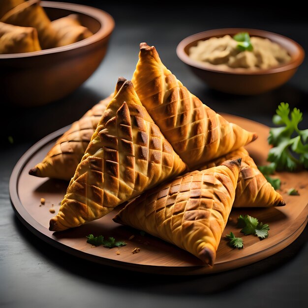 Foto de comida de samosa