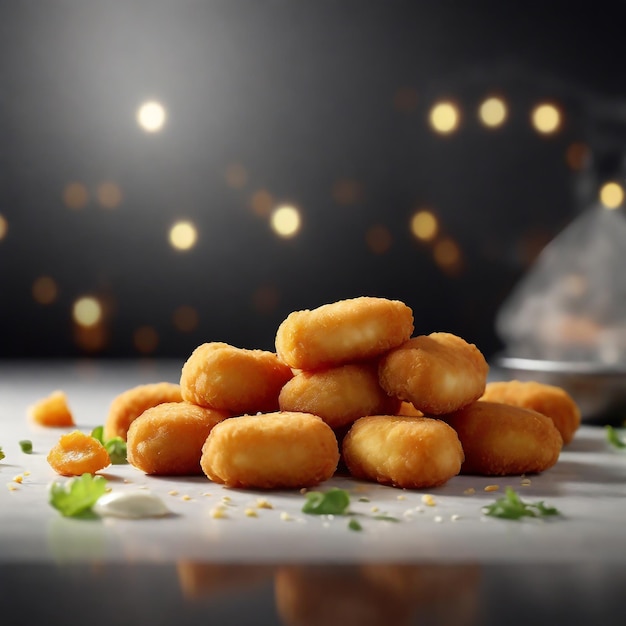 Foto de deliciosas nuggets de frango