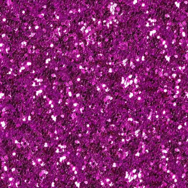 Foto de detalhe de glitter roxo Textura quadrada sem costura