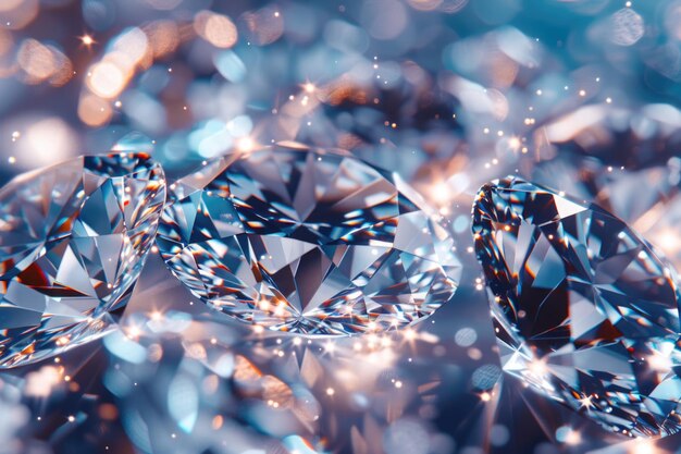 foto de diamantes na superfície