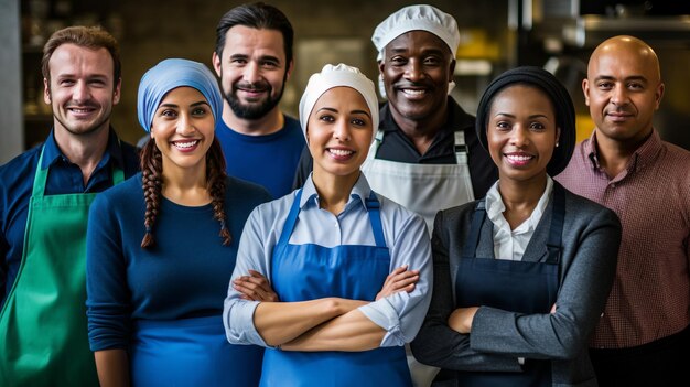 foto de Diversas Pessoas Multiétnicas com Diferentes Empregos