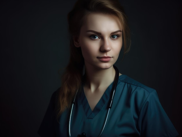 foto de enfermeira ai generativa