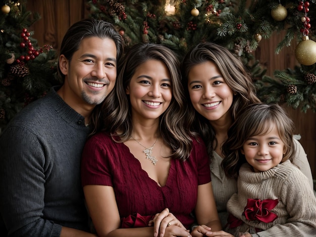 Foto de família de Natal