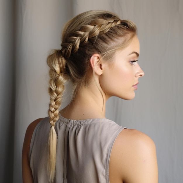 foto de French Braid Ponytail