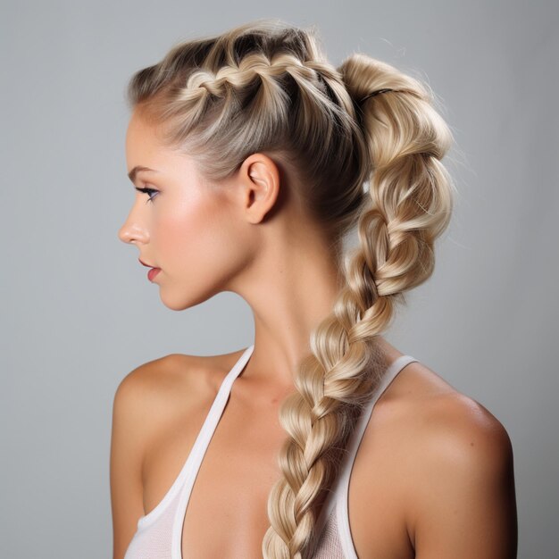 foto de French Braid Ponytail