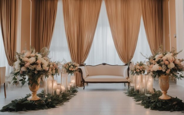 Foto de fundo de casamento minimalista moderno