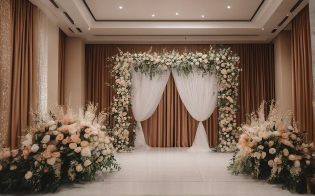 Foto de fundo de casamento minimalista moderno